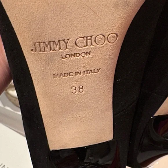 Jimmy Choo Elegant Black Stiletto Heels - Picture 7 of 9